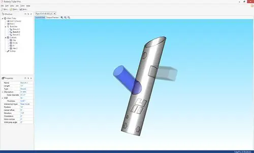 Hypertherm Rotary Tube Pro Tube and Pipe CAD/CAM Nesting Software for Multi-Process Cutting