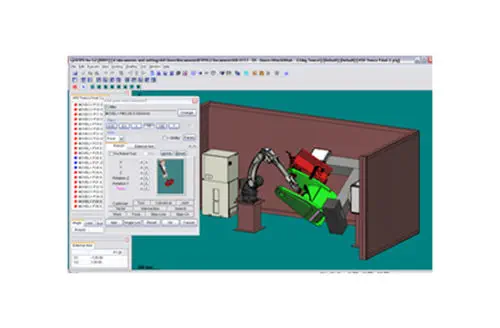 Panasonic DTPS III Offline Welding Robot Programming and 3D Simulation Software