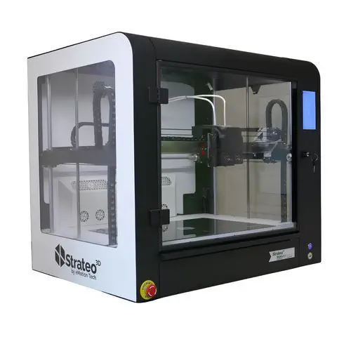 eMotionTech Strateo3D DUAL600 Large-Format IDEX 3D Printer with Interchangeable Tool Heads
