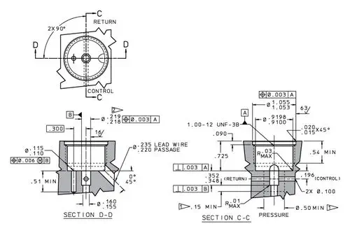 The Lee Company SDBB Series Miniature 3-Way Pilot Solenoid Valve, 3000–5000 psi