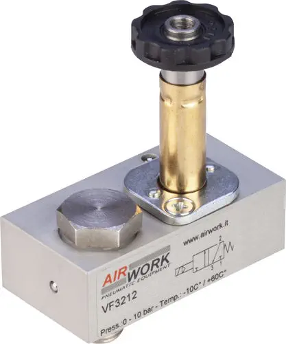 A&T Fluid Solutions VF Series Cylinder-Mount Solenoid Valve, Direct-Acting 3/2 NC