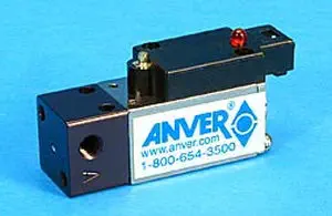 ANVER A-EVC Series Direct-Operated 3-Way Solenoid Valve for Vacuum and Air