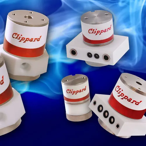 Clippard NR Series Direct-Operated 3-Way PTFE-Isolated Solenoid Valve NO/NC