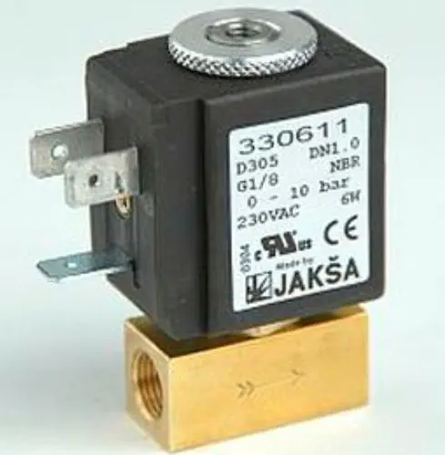 JAKSA D305 Direct-Operated 3-Way NC Solenoid Valve for Water and Air