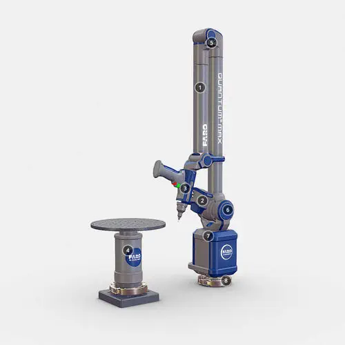 FARO Quantum Max Portable 3D Measuring Arm with Hot-Swap Multi-Probe Laser Scanning