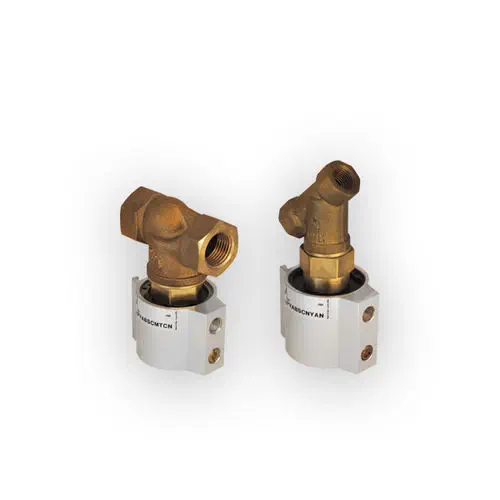 PNEUMAX PVA Series Pneumatically-Operated Bronze Piston Valve for Compressed Air