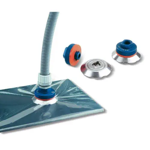 VUOTOTECNICA VSS Series Manual Suction Valve for Vacuum Press Bags up to 220 °C