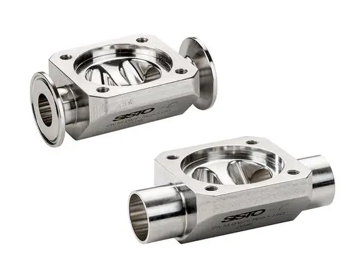 SISTO Armaturen C 2/2 Aseptic Stainless Steel Diaphragm Valve with Chambered Seal