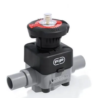 FIP DIALOCK DKLDC 2-Way Manual Diaphragm Valve with Lockable Handwheel