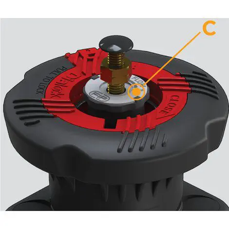 FIP DIALOCK DKLDC 2-Way Manual Diaphragm Valve with Lockable Handwheel
