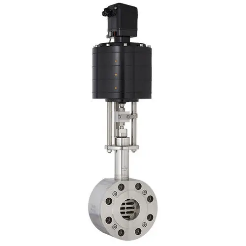 Schubert & Salzer 8021 GS4 High-Pressure Sliding Gate Valve with Integrated Positioner