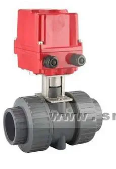SMS-TORK T-EAV 913 Electric Actuated PVC Ball Valve — IP67, DN15–DN110, ISO 5211