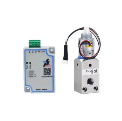 KaoLu FC-300+PM-300 Stepper-Controlled Proportional Needle Valve — 0–400 L/min, ±0.1% Repeatability