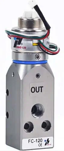 KaoLu FC-300+PM-300 Stepper-Controlled Proportional Needle Valve — 0–400 L/min, ±0.1% Repeatability