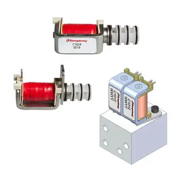 Humphrey CSV Miniature 2/3-Way Cartridge Solenoid Valve, 10 mm and 12 mm