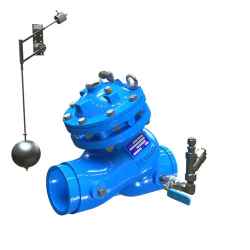 BERMAD BC-750-66-P Hydraulic Level Control Globe Valve with Bi-Level Float Pilot