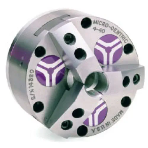 Microcentric Rotating Air Chuck with Adjustable Pneumatic Clamping, 3 to 10 Inch