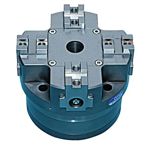 OMIL MPAF/4 4-Jaw Pneumatic Turning Chuck with Through-Hole