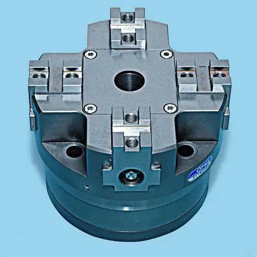 OMIL MPAF/4 4-Jaw Pneumatic Turning Chuck with Through-Hole