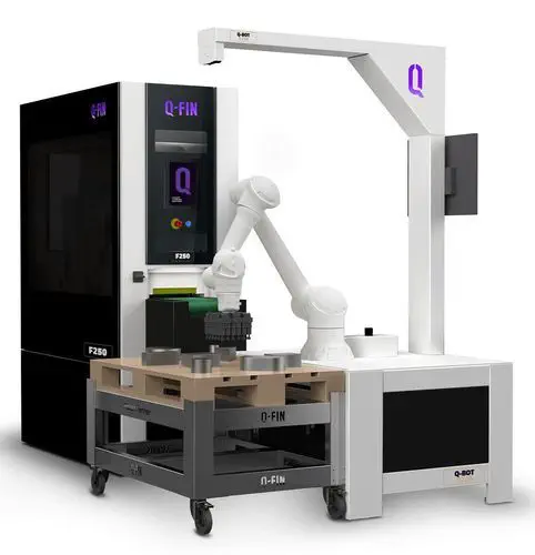 6‑Axis Articulated Robot, Handling & Pick‑and‑Place, Finishing – Q‑Bot | Q‑Fin