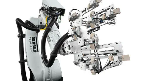 ARBURG Powered-by-ARBURG 6-Axis Robot Integration — KUKA and Yaskawa Handling Robots for ALLROUNDER Injection Molding Machines