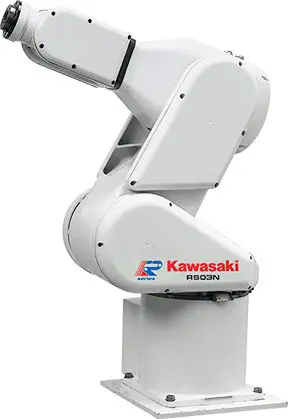 Kawasaki RS003N 6-Axis Articulated Robot for High-Speed Assembly and Handling, 3 kg Payload, 620 mm Reach