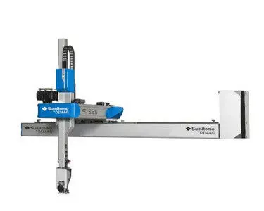 Sumitomo (SHI) Demag SAM Automation Platform for Injection Molding Handling—Cartesian and 6-Axis Hybrid Robots