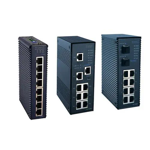 8-Port 10/100Base-T(X) Unmanaged Industrial Ethernet Switch | Emerson IC086SLN080