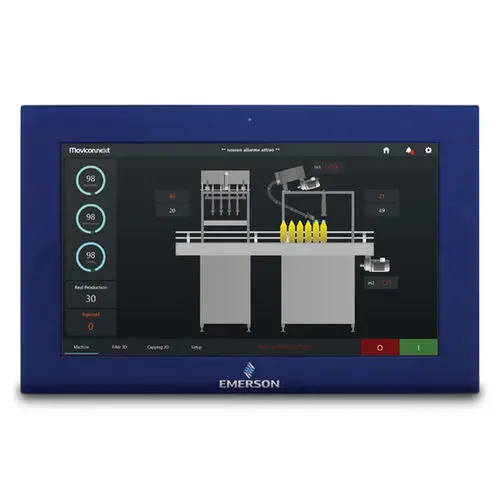 Emerson RXi HMI IC760COW12CDA | 12-Inch Sunlight-Readable IIoT HMI with OPC UA, MQTT & Movicon WebHMI