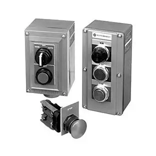 Sealed Push-Button Station for Class I Division 2 Hazardous Locations | Allen-Bradley 800R