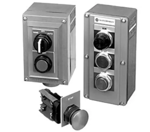Sealed Push-Button Station for Class I Division 2 Hazardous Locations | Allen-Bradley 800R