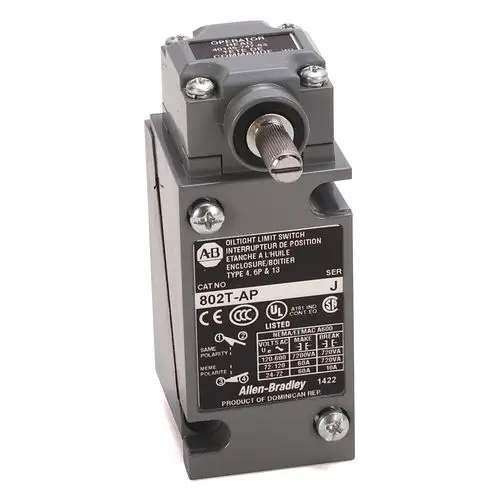 IP67 Oiltight Limit Switch with Direct Opening Safety Action | Allen-Bradley 802T Series