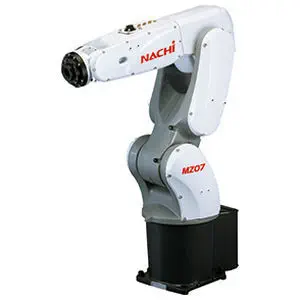 NACHI MZ07 Compact Articulated Robot, 7 kg Payload with 0.31 s Class-Leading Cycle
