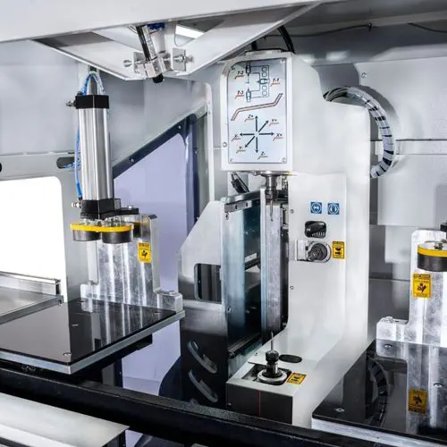 PLASTMAK SÇ 5000 S 3-Axis CNC Milling Machine for Aluminum and PVC Profiles, 10-inch Touch Control