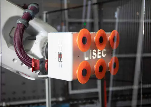 LiSEC RHV-A Series – 7-Axis Articulated Robot for Glass Handling, 480 kg Max Load