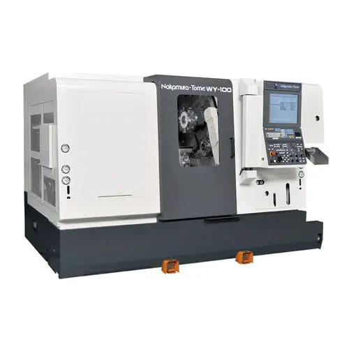 Nakamura-Tome WY-100II Twin-Spindle Twin-Turret Lathe, 48 Tools