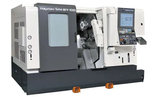 Nakamura-Tome WY-100II Twin-Spindle Twin-Turret Lathe, 48 Tools