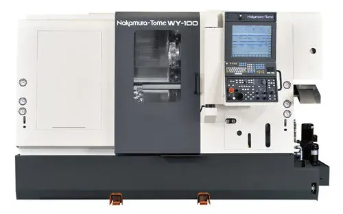 Nakamura-Tome WY-100II Twin-Spindle Twin-Turret Lathe, 48 Tools
