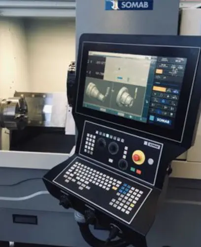 SOMAB OPTIMAB 350 Turns on a Granite Bed at 5000 rpm
