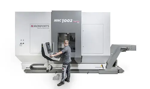 Monforts MNC 1000 High-Performance Lathe with Hydrostatic Z-Axis