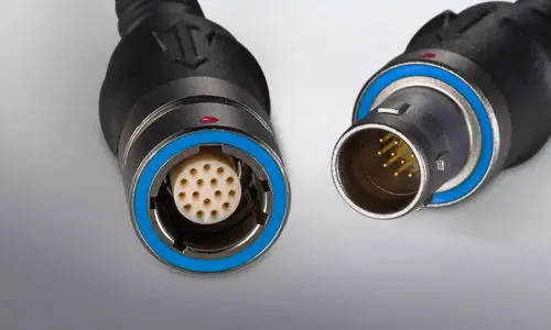 ODU AMC High-Density Data Connector 5 Gbit/s USB 3.2 Gen 1x1 IP6K9K 5000 Mating Cycles