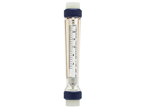 Polysulfone Rotameter - 0.1-150GPM, PVC/PVDF Unions | King 7330 Series