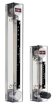 Stainless Steel Rotameter - Borosilicate Glass, 65/150mm | King 7430/7440