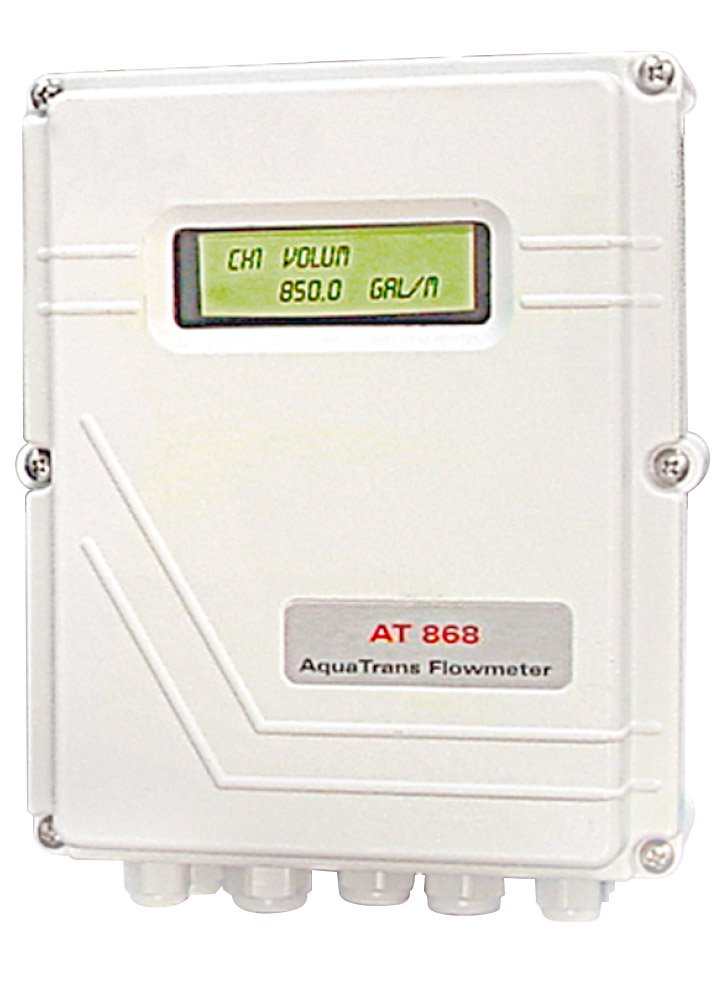 Ultrasonic Flow Meter - Water/Wastewater, Dual Channel | Panametrics AquaTrans AT868
