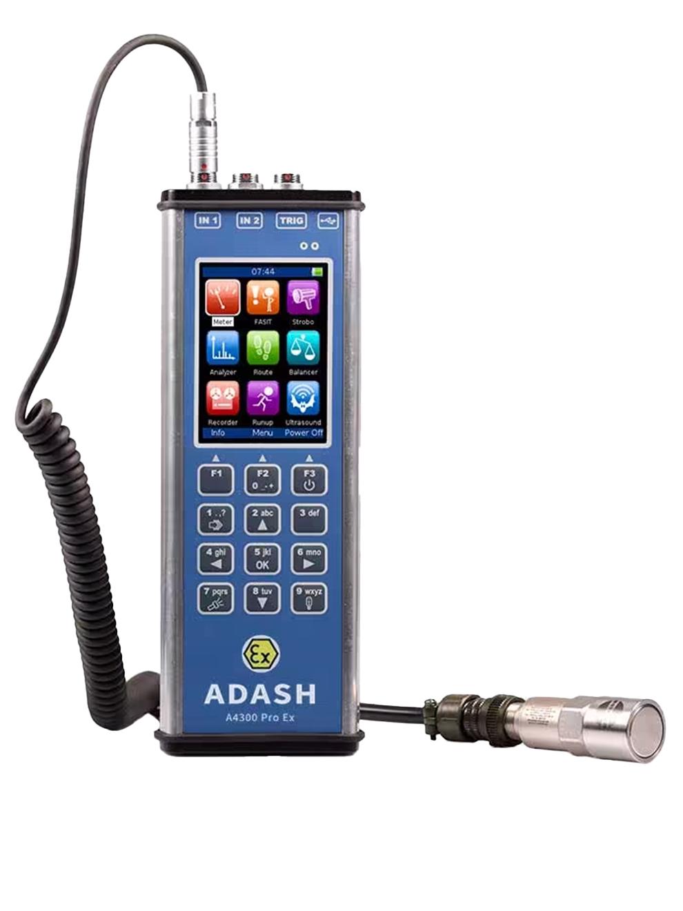 Three Channel Vibration Analyzer - ATEX, 25.6k Lines | Adash A4300 VA3 Pro Ex