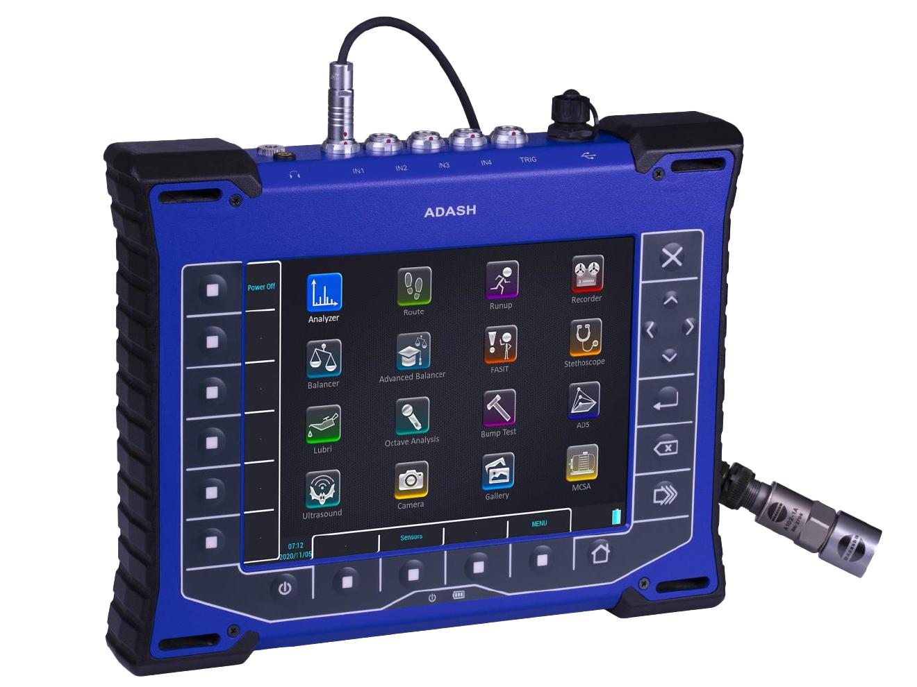 Adash A4500 VA5 Pro Vibration Analyzer - Four-Channel, Thermal Imaging, Ultrasound