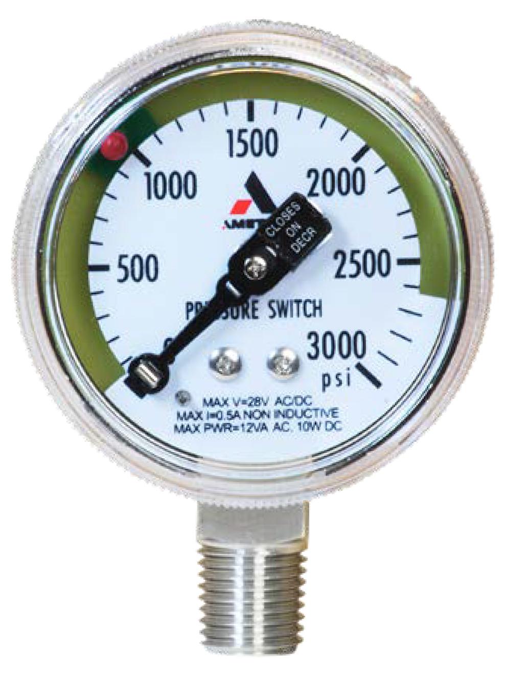 Ultra High Purity Pressure Switch Gauge | US Gauge IPS-300