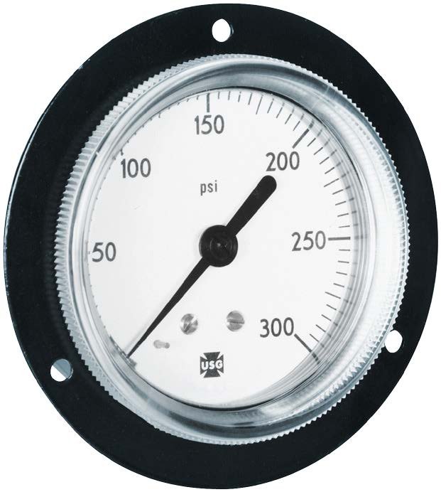 Panel Mount Pressure Gauge - U-Clamp/Flange | US Gauge 844/845