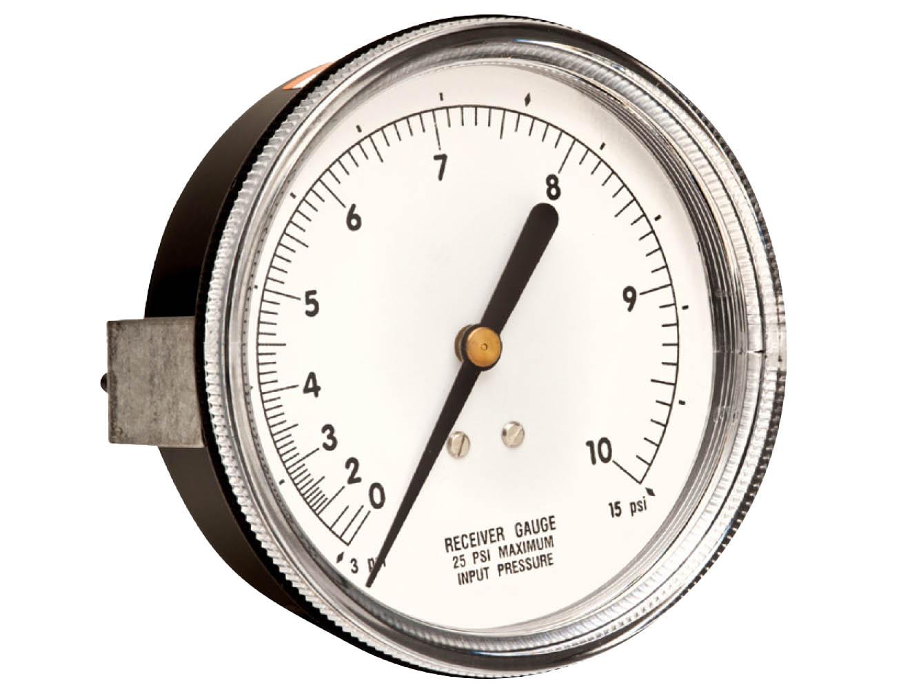 Receiver Pressure Gauge - Pneumatic Transmission | US Gauge 1370