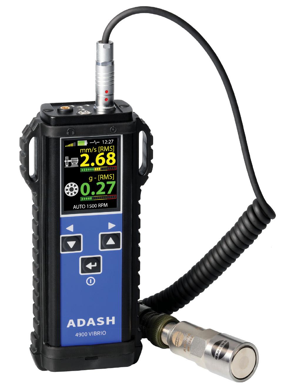 Adash A4900 VIBRIO Vibration Analyzer - Portable, FFT, Stroboscope, ATEX Option